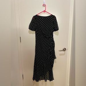 Julia Jordan Polka Dot Chiffon Dress